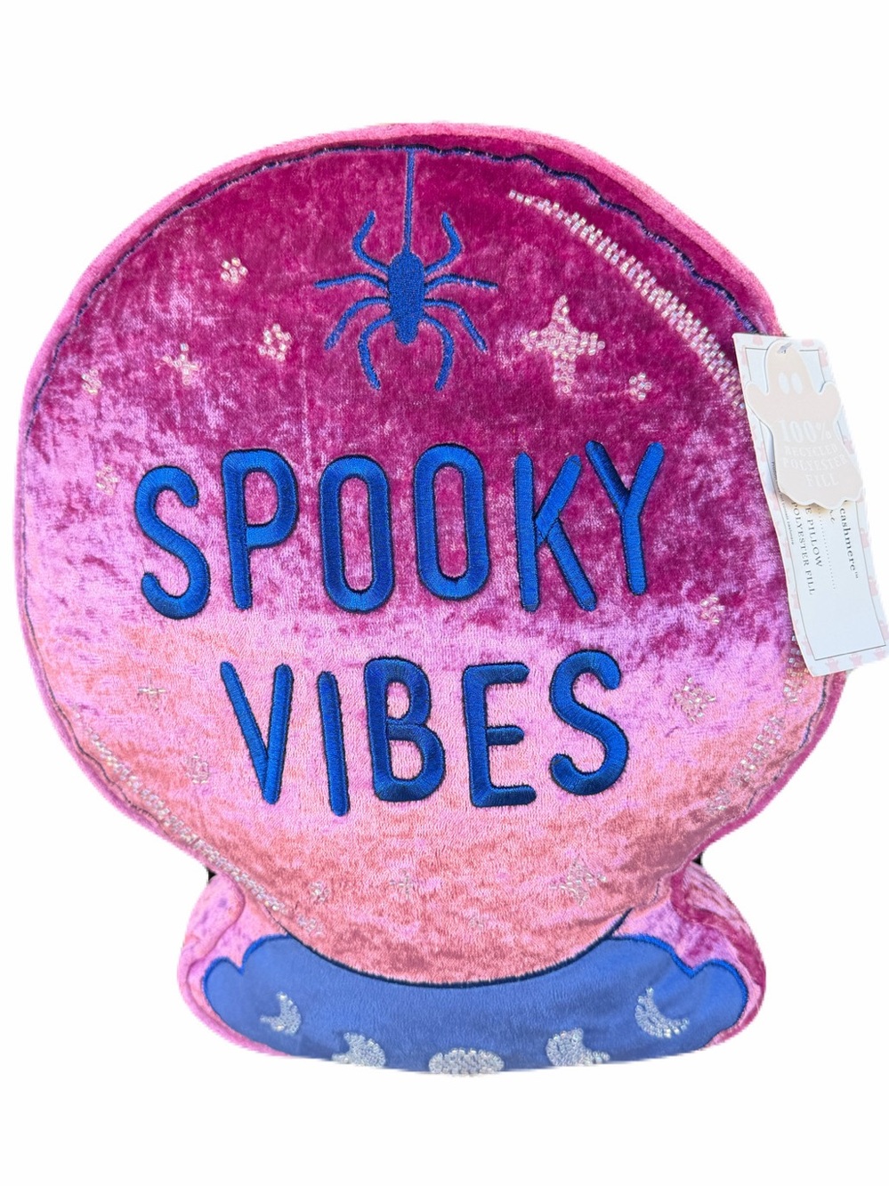 CUPCAKES & CASHMERE NWT beaded velvet spooky vibes pillow